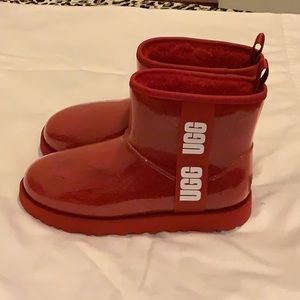 UGG classic clear mini, Red